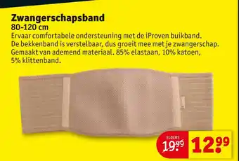 Kruidvat Zwangerschapsband 80-120 cm aanbieding