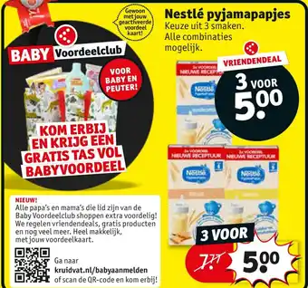 Kruidvat Nestle pyjamapapjes aanbieding