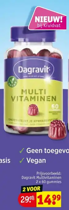 Kruidvat Dagravit multi vitaminen aanbieding