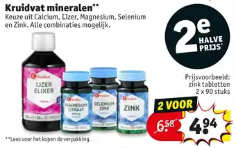 Kruidvat Mineralen aanbieding