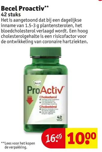 Kruidvat Becel Proactiv aanbieding
