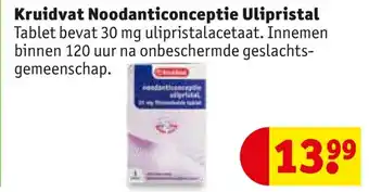 Kruidvat Noodanticonceptie Ulipristal aanbieding