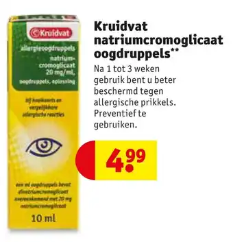 Kruidvat Natriumcromoglicaat oogdruppels aanbieding