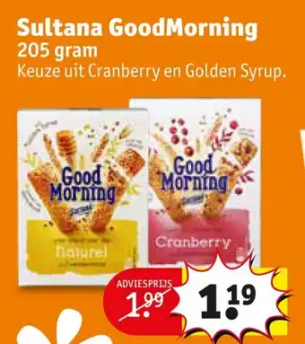 Kruidvat Sultana GoodMorning aanbieding