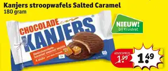 Kruidvat Kanjers stroopwafels Salted Caramel aanbieding