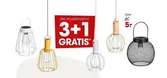 Kwantum Alle Draadlantaarns 3+1 Gratis aanbieding