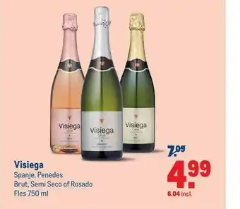 Makro Visiega brut, semi seco of rosado 750ml aanbieding