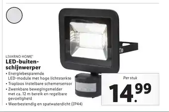 Lidl Livarno home LED-buiten-schijnwerper aanbieding