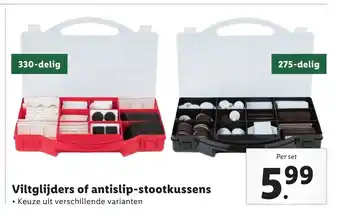 Lidl Viltglijders of antislip-stootkussens 275-delig aanbieding