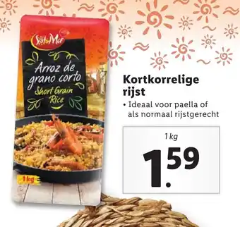 Lidl Kortkorrelige rijst 1 kg aanbieding