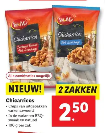 Lidl Chicarricos 100 g 2 zakken aanbieding