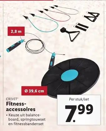 Lidl Crivit Fitness-accessoires 2,8 m 39,6 cm per stuk/set aanbieding