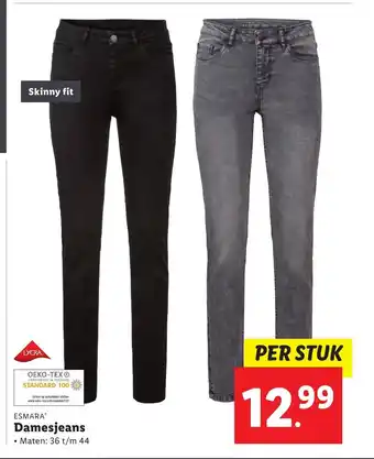 Lidl Esmara Damesjeans Maten: 36 t/m 44 per stuk aanbieding