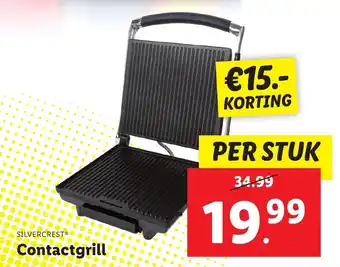 Lidl Silvercrest Contactgrill per stuk aanbieding