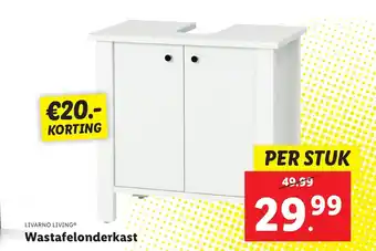 Lidl Livarno living Wastafelonderkast per stuk aanbieding