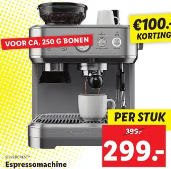 Lidl Espressomachine aanbieding