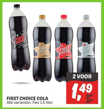 Dekamarkt First choice cola aanbieding