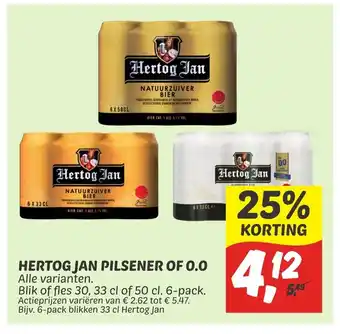 Dekamarkt Hertog jan pilsener of 0.0 aanbieding