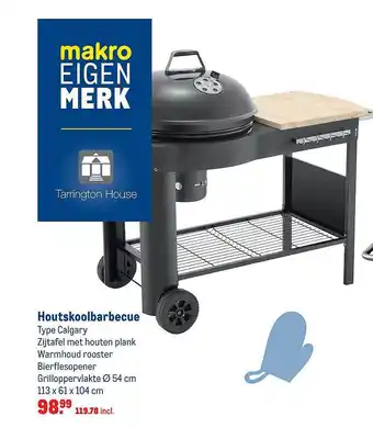 Makro Houtskoolbarbecue Calgary aanbieding