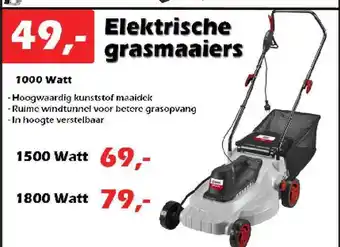 iTEK Elektrische Grasmaaiers aanbieding