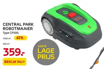 Praxis Central park robotmaaier aanbieding