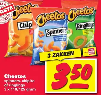 Nettorama Cheetos 3 x 110/125g aanbieding