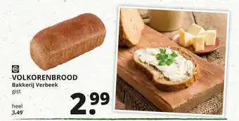 Natuurwinkel Volkorenbrood Bakkerij Verbeek aanbieding