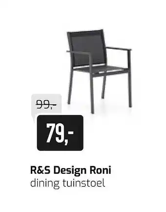 Kees Smit R&S Design Roni Dining Tuinstoel aanbieding