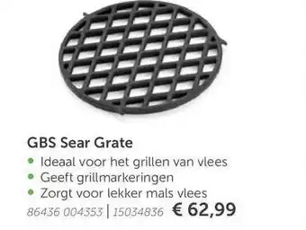 Aveve GBS Sear Grate aanbieding