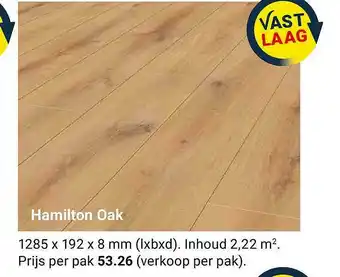 Kluswijs Hamilton Oak Laminaat aanbieding