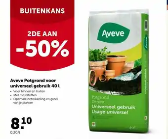 Aveve Aveve Potgrond Voor Universeel Gebruik 40 L aanbieding