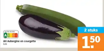 Albert Heijn AH Aubergine en courgette aanbieding