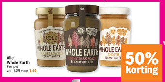 Albert Heijn Alle Whole Earth aanbieding