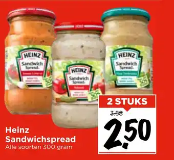 Vomar Voordeelmarkt Heinz Sandwichspread aanbieding