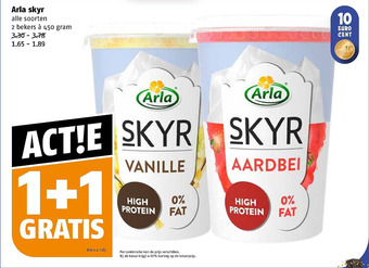 Poiesz Arla skyr aanbieding