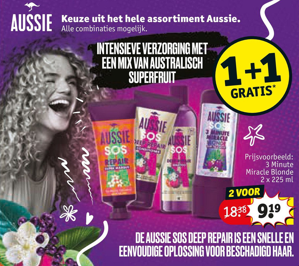 AUSSIE aanbieding bij Kruidvat