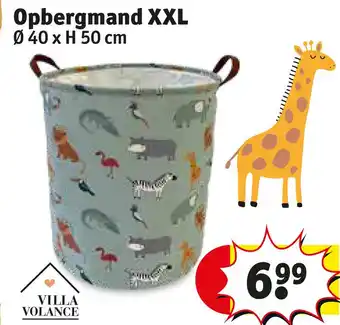 Kruidvat Opbergmand XXL Ø 40 x H 50 cm aanbieding