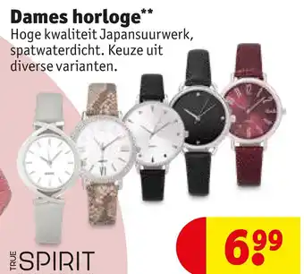 Kruidvat Dames horloge** Hoge kwaliteit Japansuurwerk aanbieding