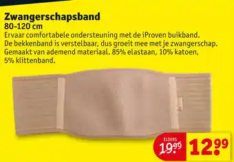 Kruidvat Zwangerschapsband aanbieding