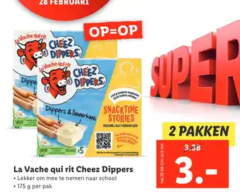 Lidl La Vache qui rit Cheez Dippers aanbieding