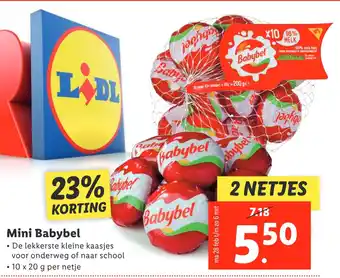 Lidl Mini Babybel aanbieding