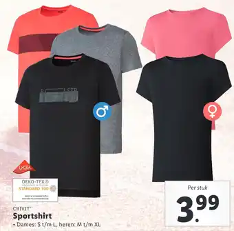 Lidl CRIVIT Sportshirt aanbieding