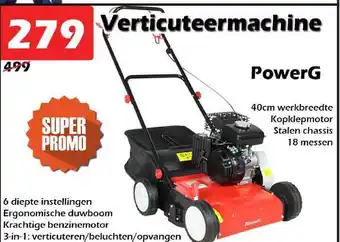 iTEK Verticuteermachine aanbieding