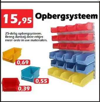 iTEK Opbergsysteem aanbieding