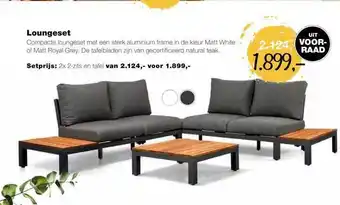 Sijben Loungeset aanbieding