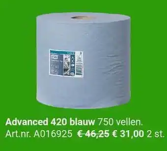 Manutan Advanced 420 blauw aanbieding