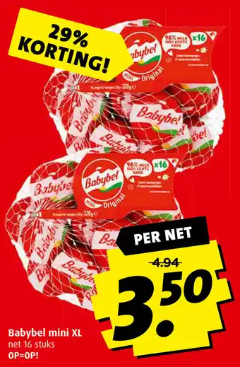 Boni Babybel mini XL aanbieding