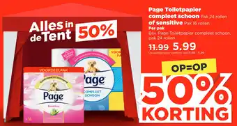 PLUS Page Toiletpapier aanbieding