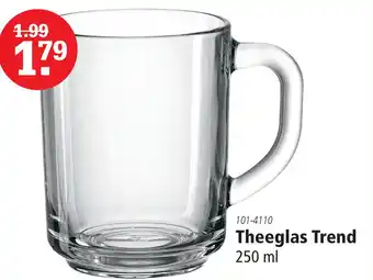 Marskramer Theeglas Trend 250 ml aanbieding