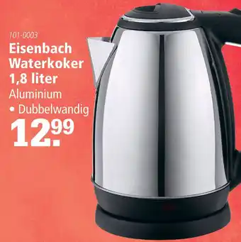 Marskramer Eisenbach Waterkoker 1,8 liter aanbieding